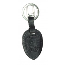 Schlüsselanhänger aus Leder Schwarz