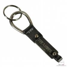 Schlüsselanhänger aus Leder vintage art.04 Schwarz