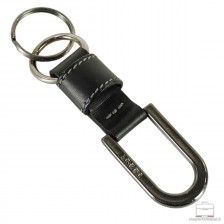Schlüsselanhänger aus Leder vintage art.09 Schwarz