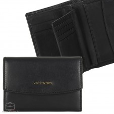Women's leather wallet classic "Nicole" Black Women's leather wallet classic "Nicole" Black