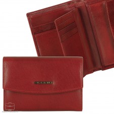 Women's leather wallet classic "Nicole" Red Women's leather wallet classic "Nicole" Red