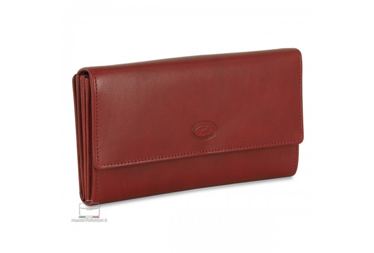 Portafoglio donna in pelle Rosso Annabelle Portafoglio donna in pelle Rosso Annabelle