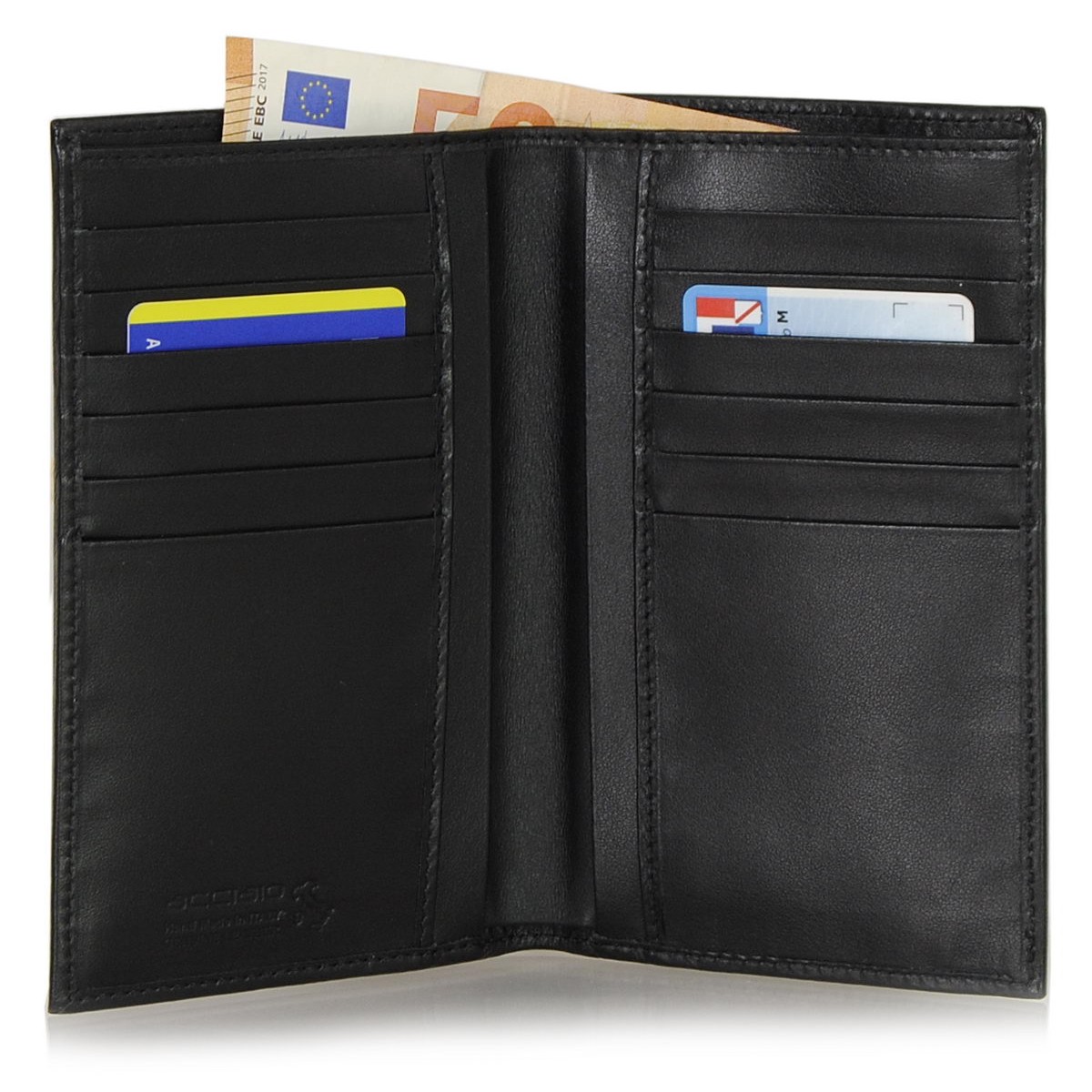 Portafoglio verticale con portacarte e portamonete Piquadro