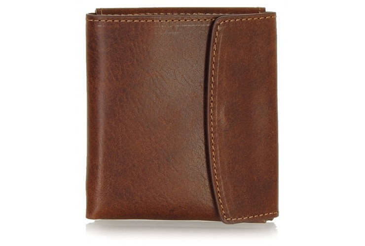 Mini wallet with coinpocket and 2 cards - Italian vegetable leather