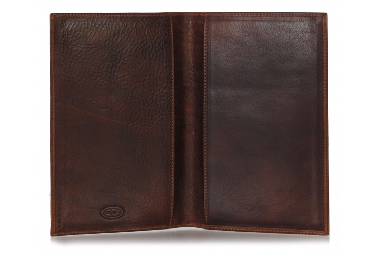 Visitcard book for desk for 108 cards - Italian vegetable leather 19 cm