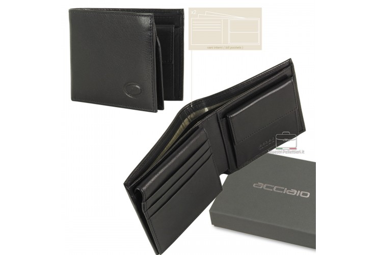 Portafoglio Uomo Con RFID Blocking Porta Carte E Ribaltina - Foto 5