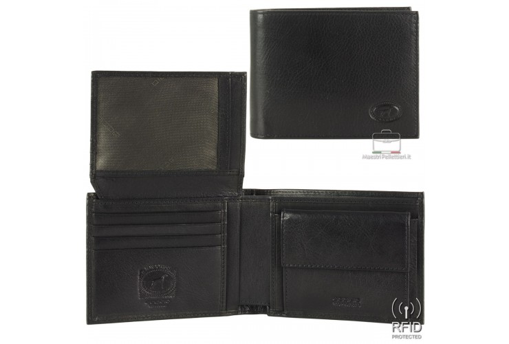Portafoglio uomo classico anti-rfid Portafoglio uomo classico anti-rfid