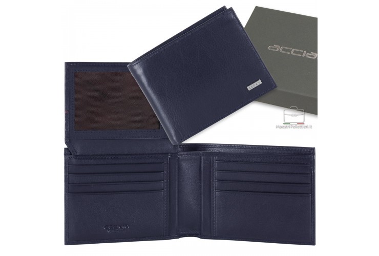 Portafoglio Donna Blu In Pelle PU - Piccolo E Compatto, Multifunzionale Con Scomparto Monete, Carte E Banconote