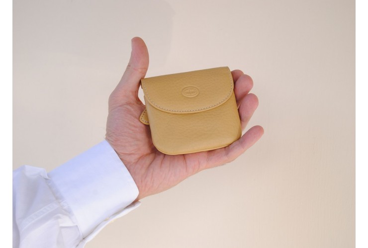 Coin key purse wallet made by Vegetable leather Beige Coin key purse wallet made by Vegetable leather Beige