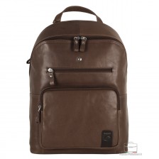 Laptop Backpack Carnaby St. 15" in leather Brown