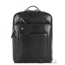 Laptop leather backpack Brighton 13" Black