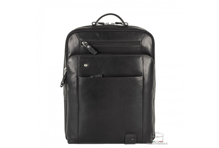 Laptop Leder Rucksack Brighton 13" Schwarz Laptop Leder Rucksack Brighton 13" Schwarz