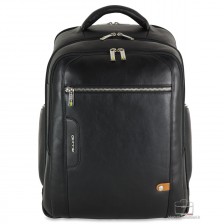 Zaino cabin bag pc 15" Traveller in pelle Nero