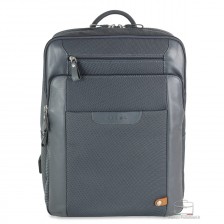 Zaino porta pc 15" tessuto e pelle Grigio