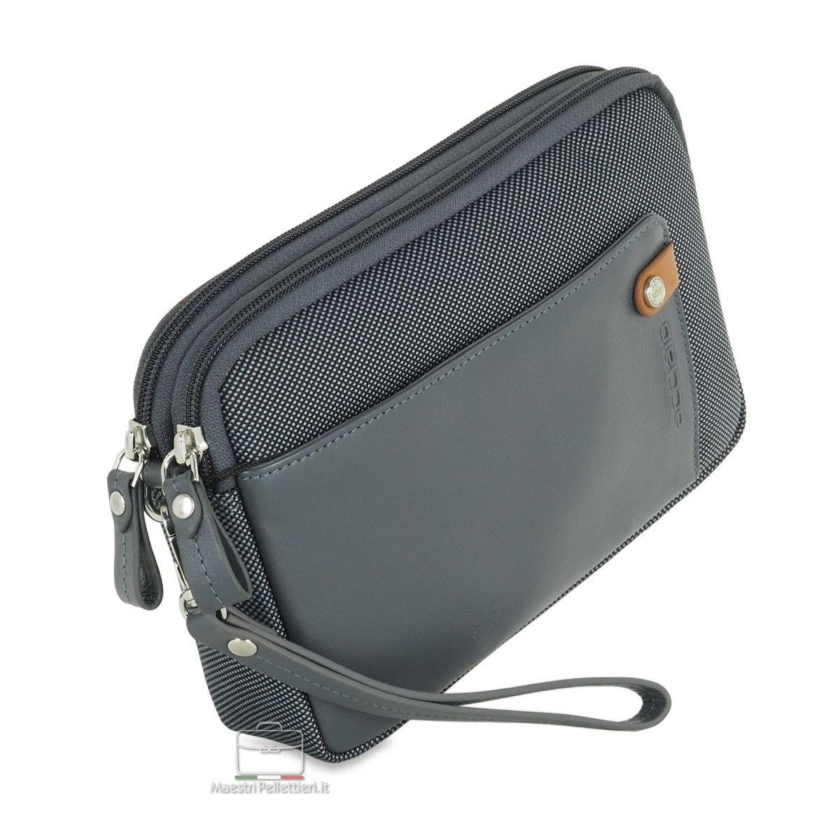 borsello a mano pochette uomo
