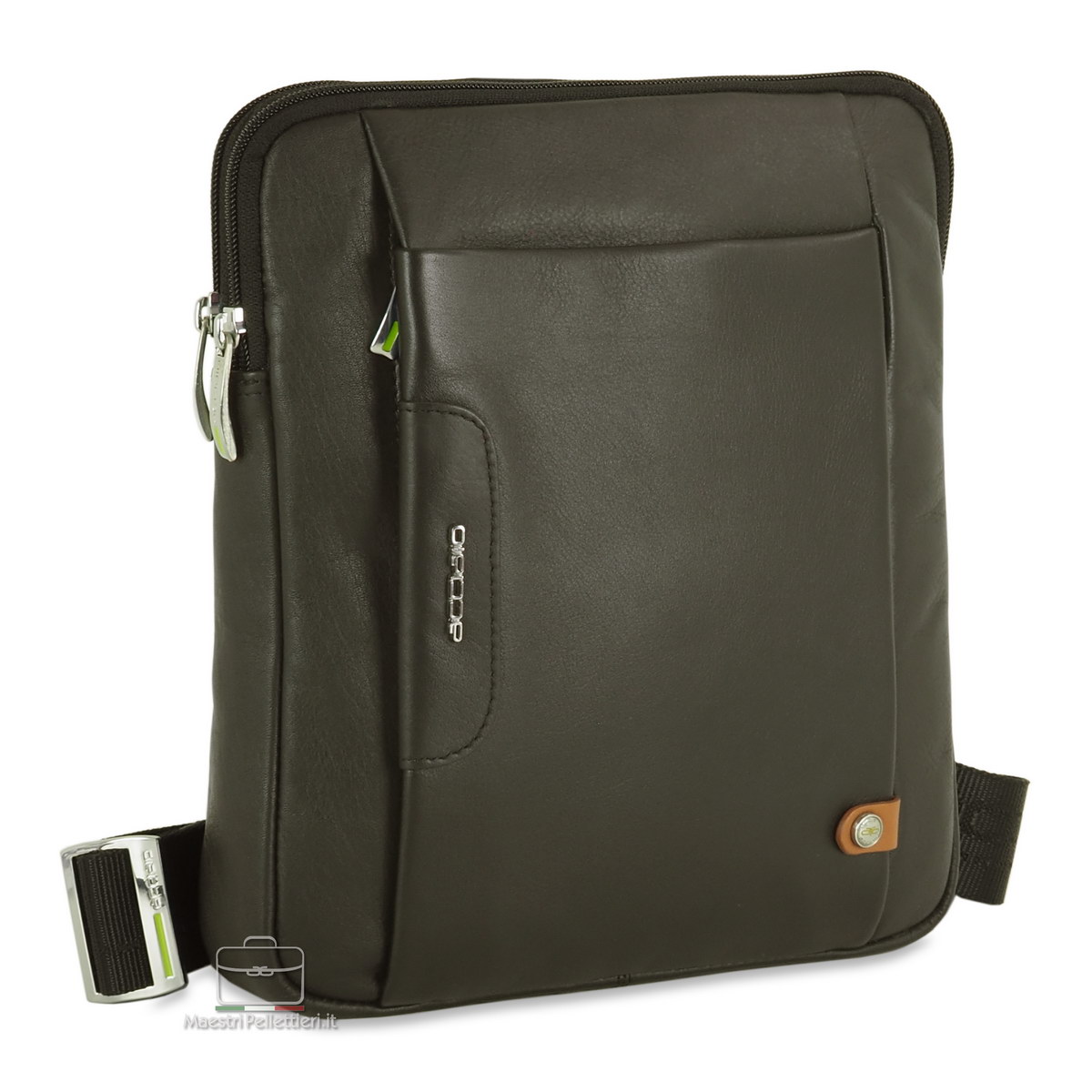 borsello uomo porta ipad in pelle marrone