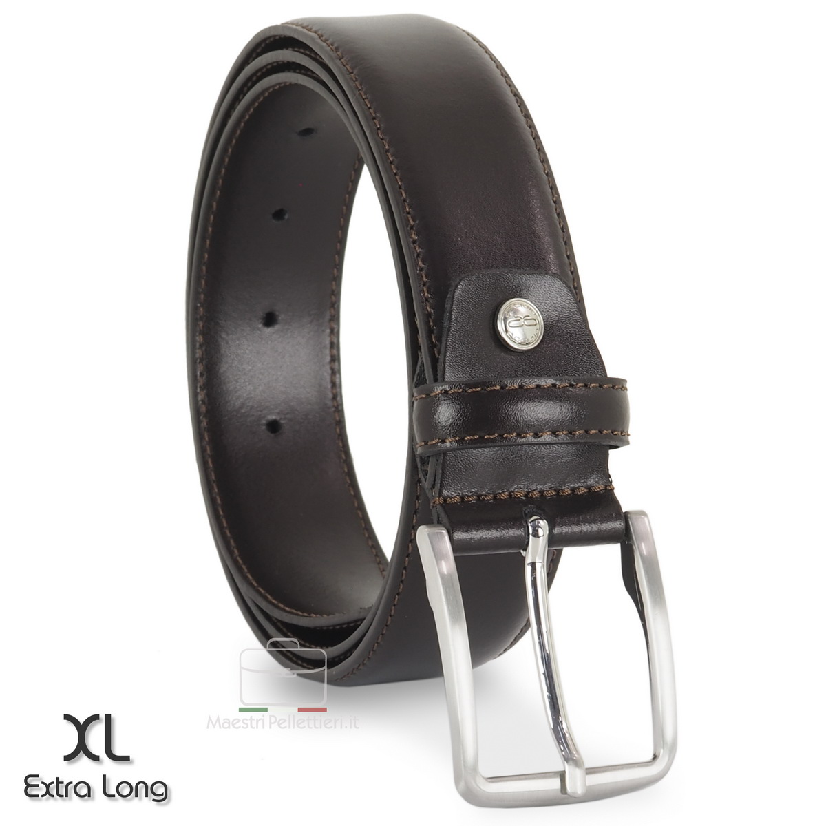 Herren lederGürtel Elegant Braun
