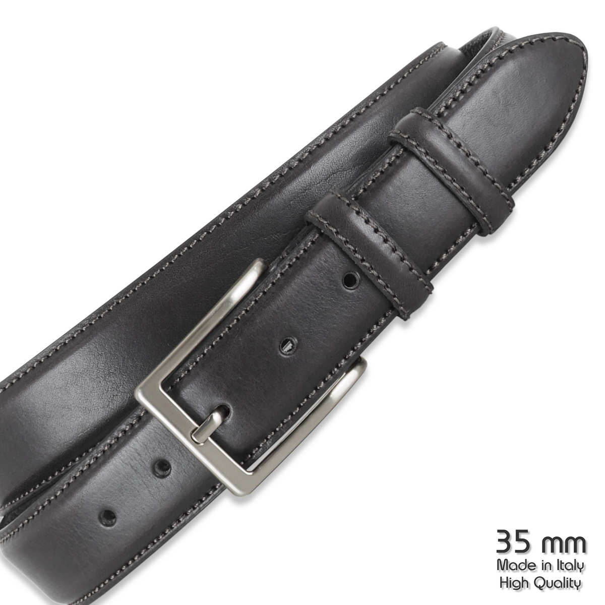 cintura classica da uomo colore grigio scuro - Adpel