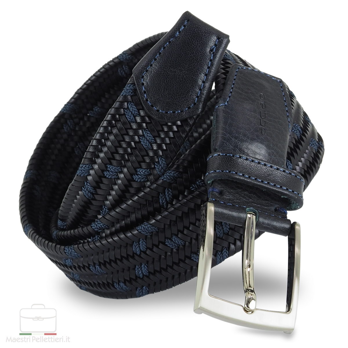 braided leather belt