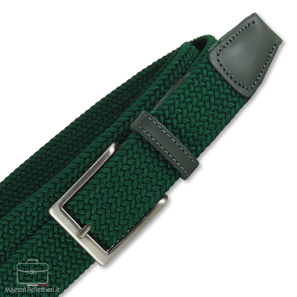 Jeracol Elastica Cintura uomo intrecciata cintura pelle flessibile