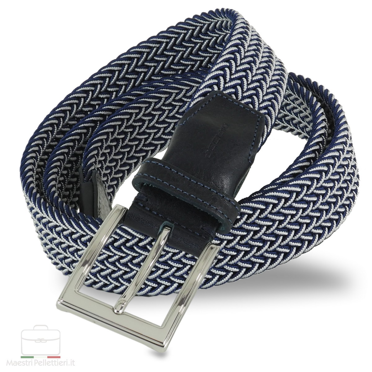 Cintura elastica unisex, intrecciata elastica da golf, per uomini e