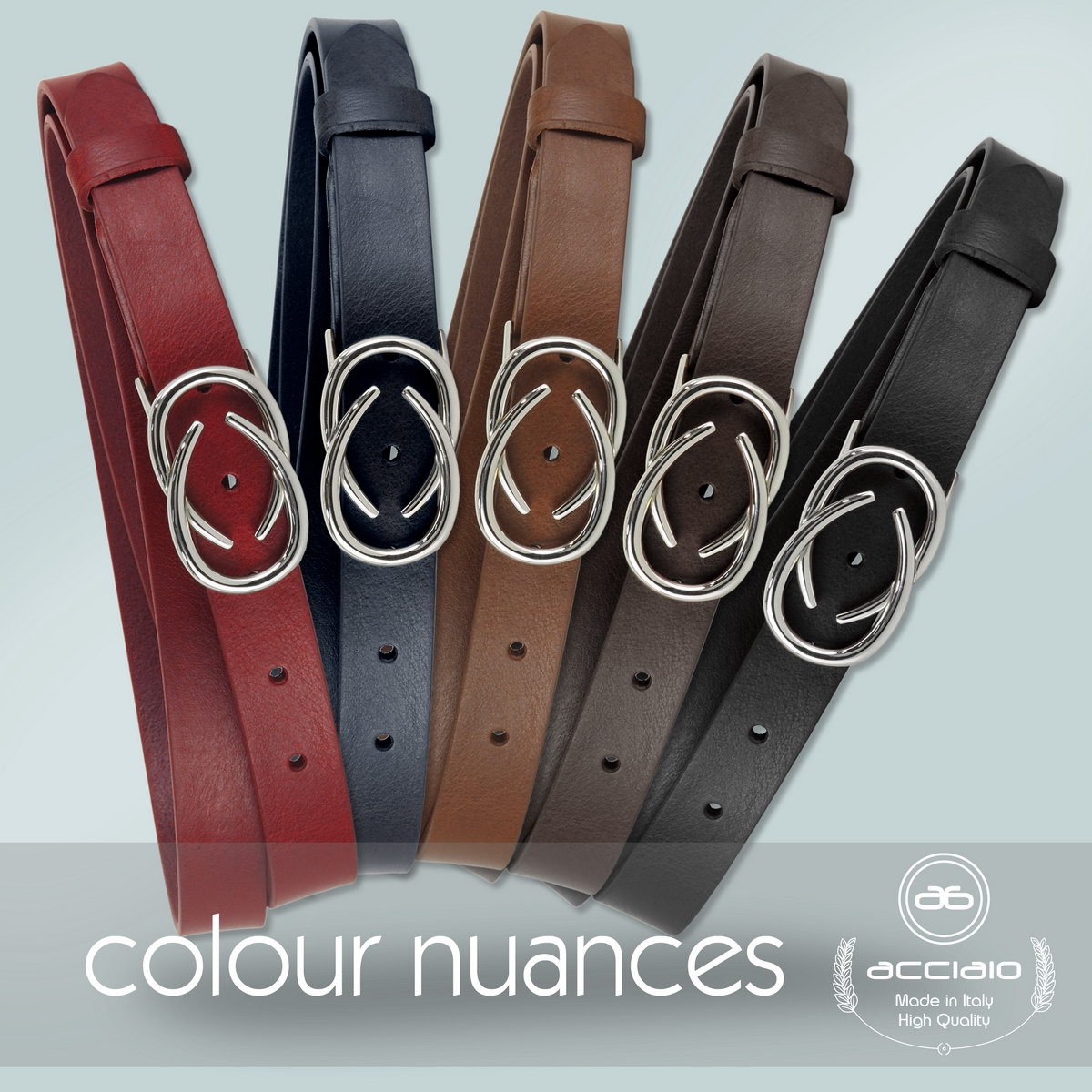 women's thin belt leather