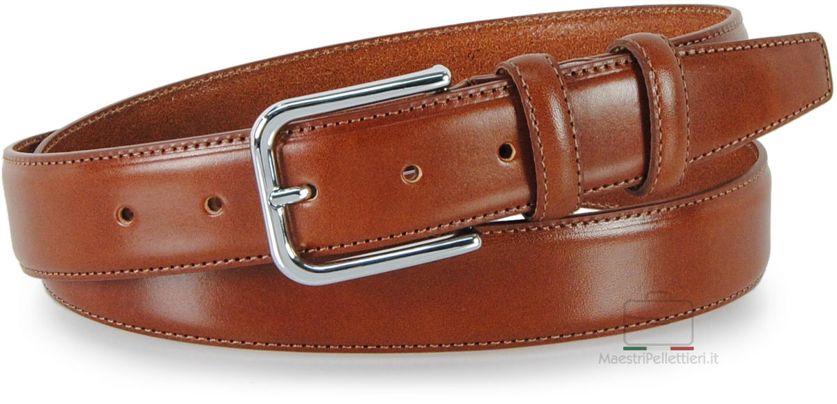 men's belt cognac