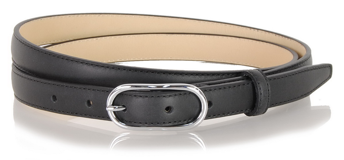 Cintura Sottile Rosa Da Donna In Pelle Con Borchie Punk