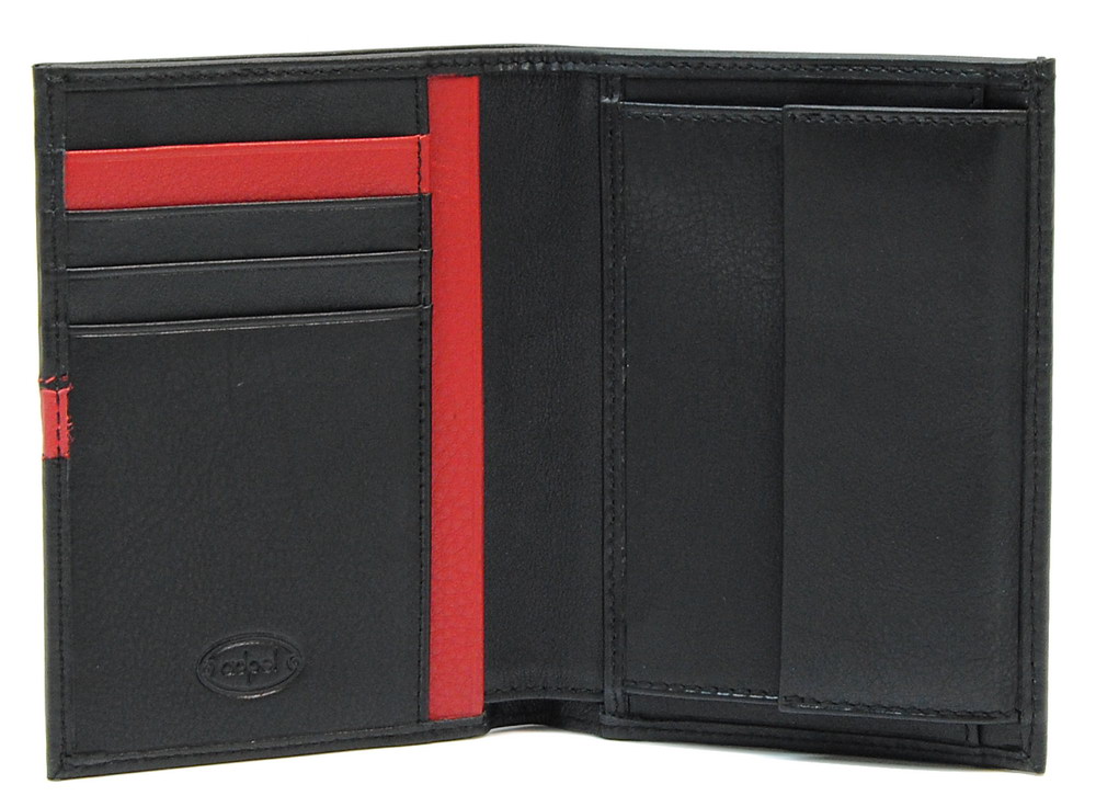 man's Vertical leather wallet