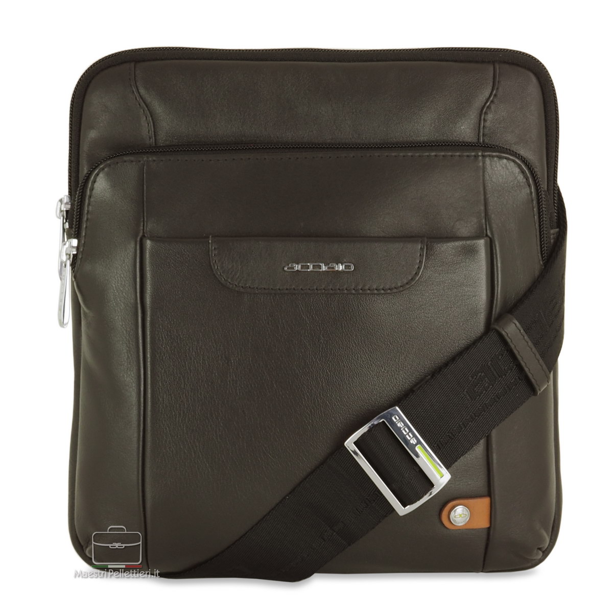 borsello uomo in pelle marrone